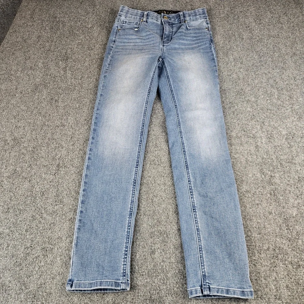 White‎ House Black Market WHBM Straight Leg Jeans Light Wash Blue Size 2
